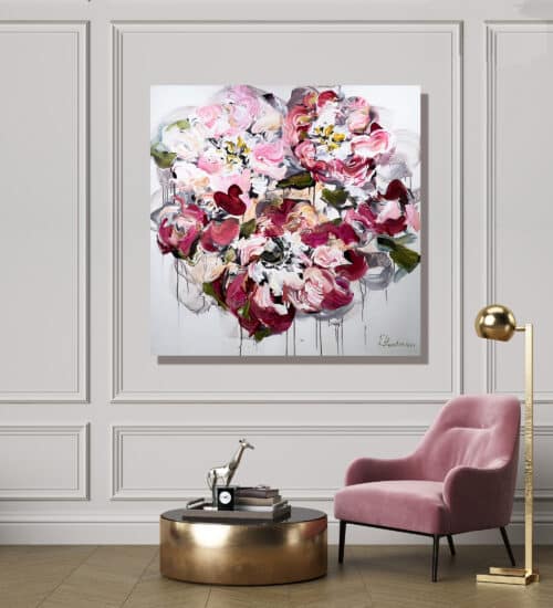 Elena Henderson Raspberry Kisses Series 15 48x48 Room 1