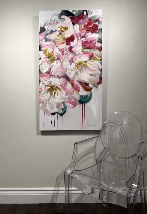 Elena Henderson Raspberry Kisses Series 15 48x24 Detail3