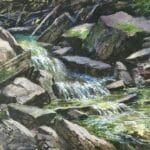 Sam Paonessa Tiffany Cascades 14x18