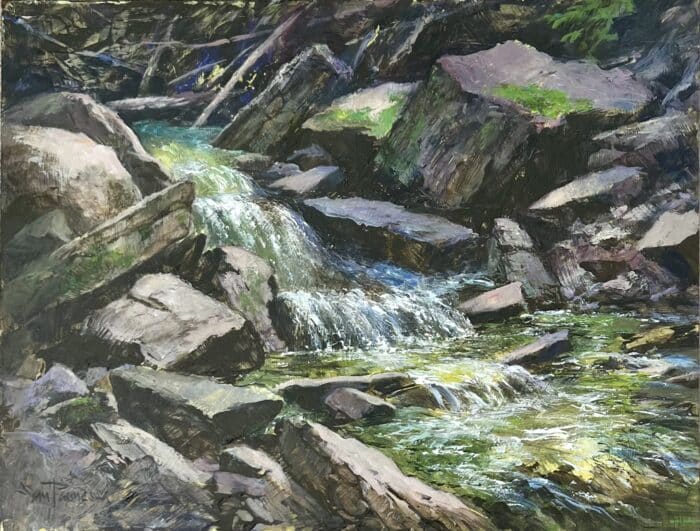 Sam Paonessa Tiffany Cascades 14x18
