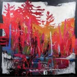 I Won’t Break – original acrylic on canvas by Brian Lorimer, 42″ × 42″