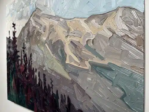 David Grieve Mountain View 2 24x30 Detail 2