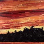 David Grieve Sunset Lake 14 30x60