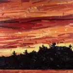 David Grieve Sunset Lake 14 30x60