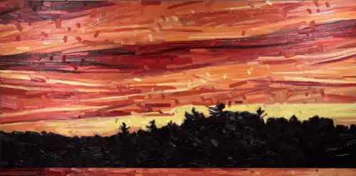 David Grieve Sunset Lake 14 30x60