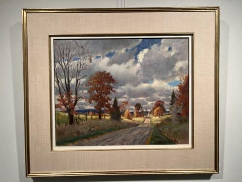 Frank Panabaker Fall Road Near Aberfoyle 16x20 Detail 6