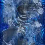 Imperial Breeze – original original artwork on metal (not a print) by Jeff Vermeeren, 44″ × 27″