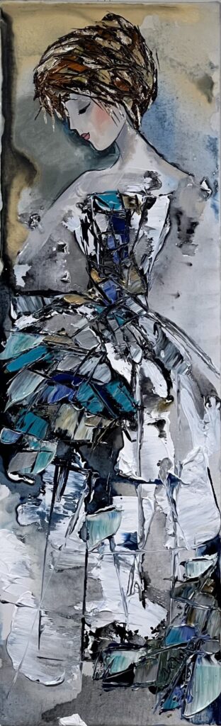 Abstract Ballerina Dancer 2R