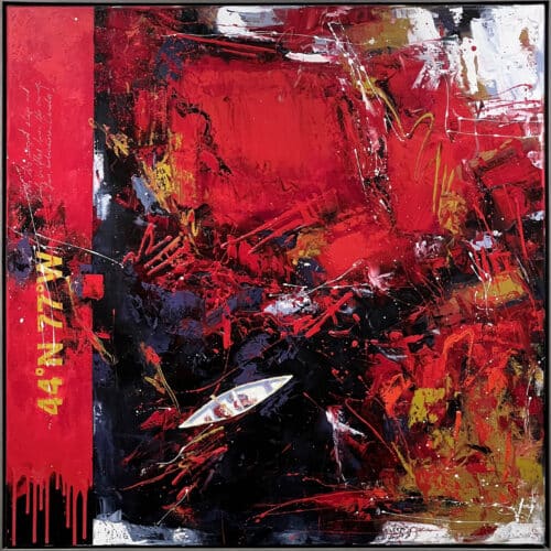 Brian Lorimer 44N77W White Canoe 40×40