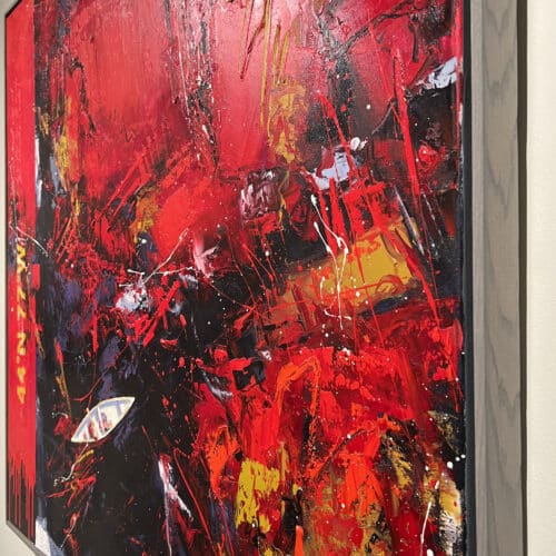 Brian Lorimer 44N77W White Canoe 40×40 Detail2