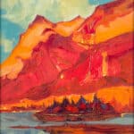 Dominik Modlinski Across Pike Bay Atlin BC 14x11