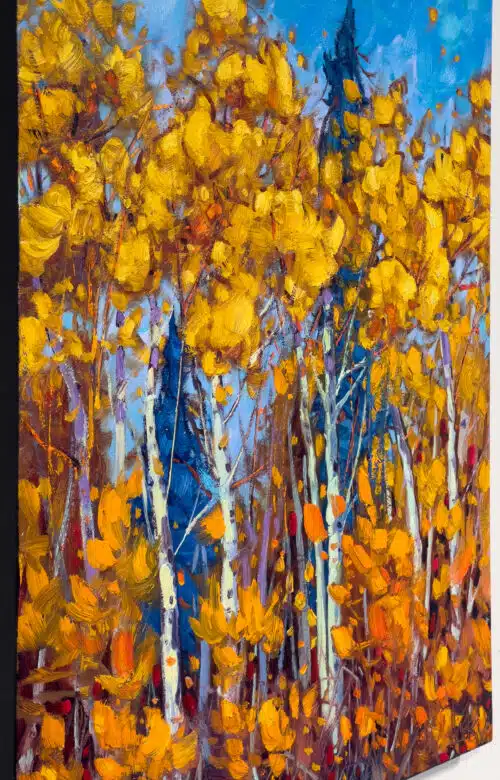 Dominik Modlinski Autumn Yellow 24x18 Detail1Dominik Modlinski Autumn Yellow 24x18 Detail1