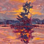 Dominik Modlinski Evening Paddle 16x20