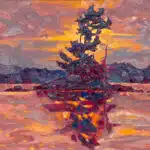 Dominik Modlinski Evening Paddle 16x20