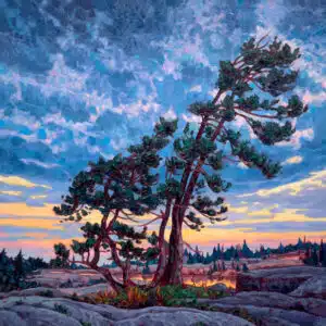 Dominik Modlinski Golden Hour Georgian Bay 36x36
