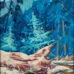 Dominik Modlinski Logjam on Carmanah Park 11x14