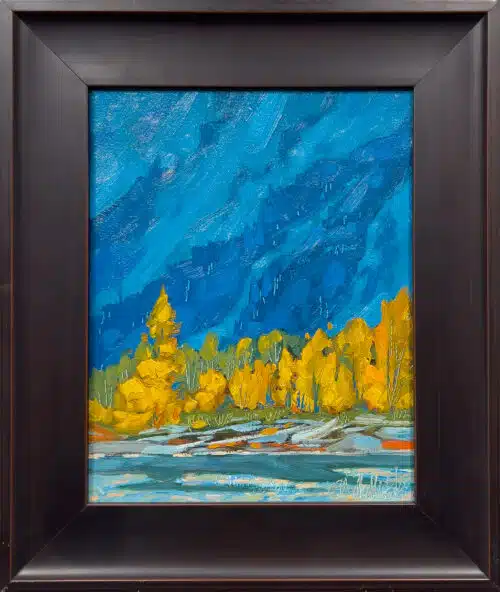 Dominik Modlinski Mountainside Alaska 14x11 Framed