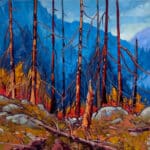 Dominik Modlinski Mountian Burn 18x18