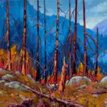 Dominik Modlinski Mountian Burn 18x18