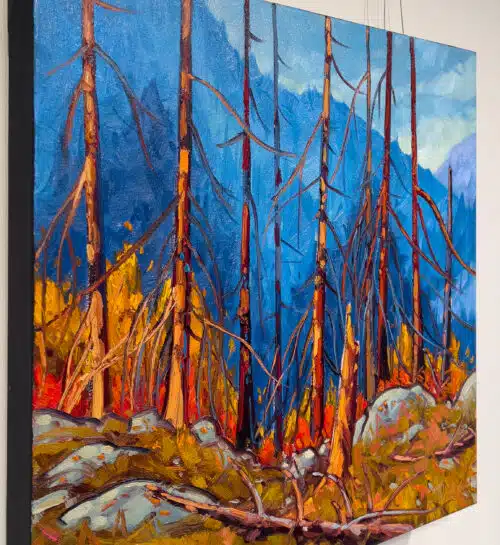 Dominik Modlinski Mountian Burn 18x18 Detail1