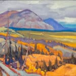 Dominik Modlinski Overlooking Haines Junction Yukon 11x14