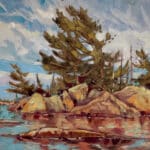 Dominik Modlinski Sunny Morning Georgian Bay 16x20