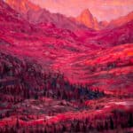 Dominik Modlinski Tombstone Sunrise 40x30