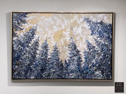 Maya Eventov Spectrum Looking Up Spruce 2 40×60 Framed A