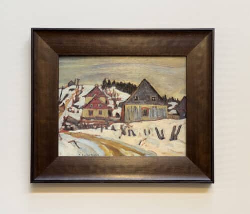 AY Jackson Winter Village Lower St Lawrence Icon Series Frame O83784