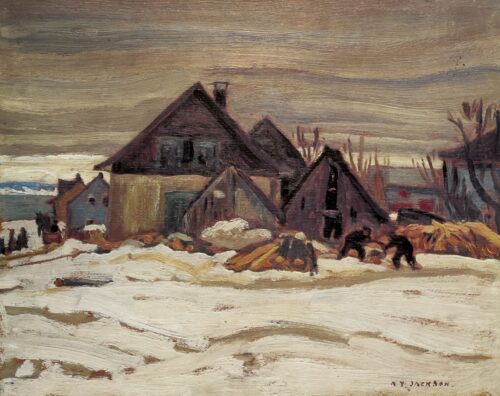 AY Jackson Winter Village St Lawrence Icon Series