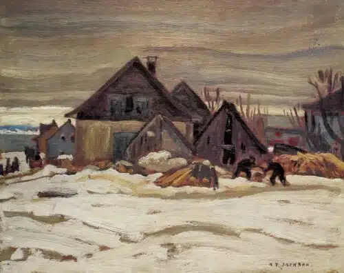 AY Jackson Winter Village St Lawrence Icon Series
