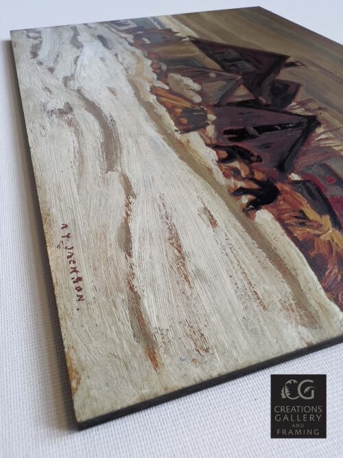 AY Jackson Winter Village St Lawrence Icon Series Detail 3