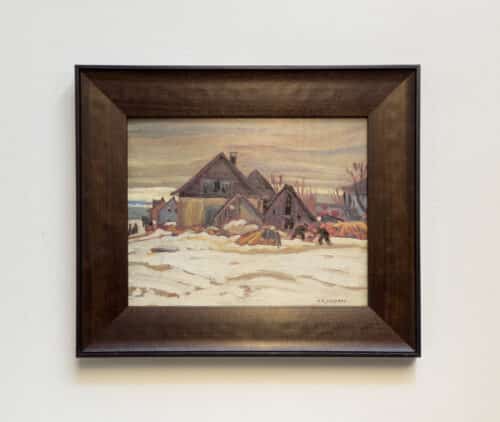 AY Jackson Winter Village St Lawrence Icon Series Frame O83784