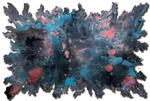 Jeff Vermeeren Sugar Moon Blast 24x36