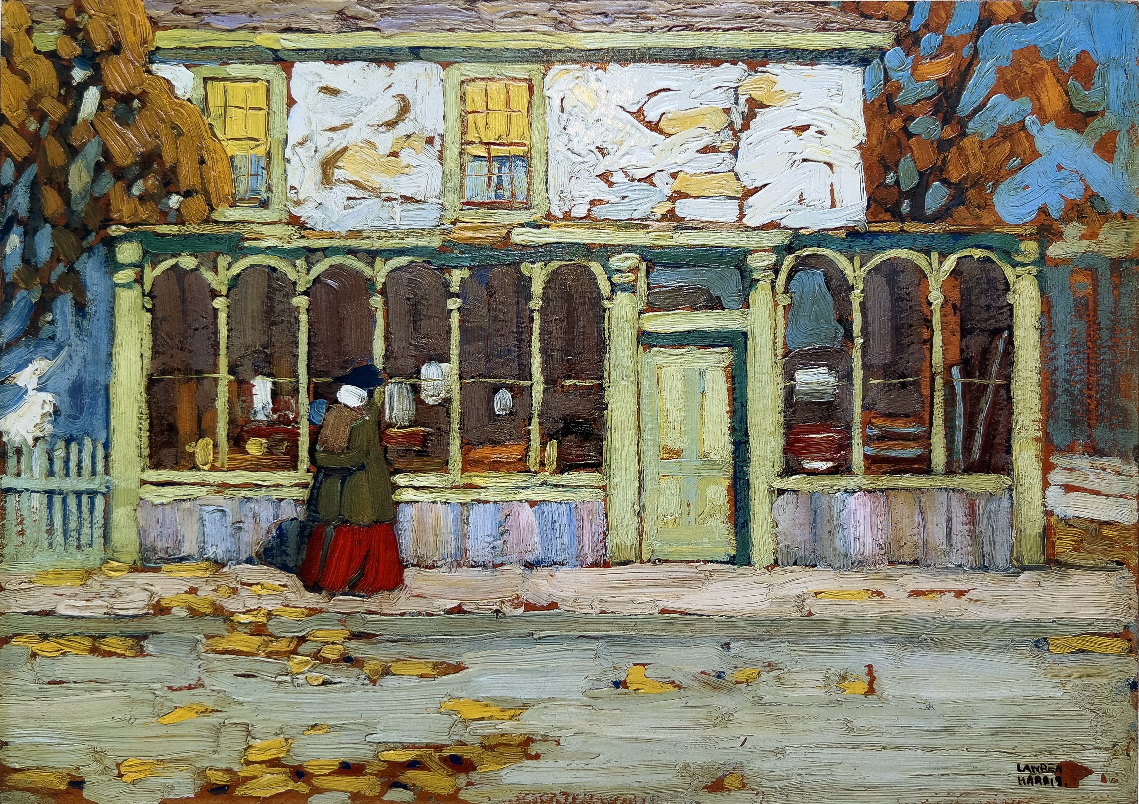 現代の洋画 25 GRAPHIC OIL PAINTING NOW Lawren Harris - Second Hand Store, Group of Seven 460 Edition