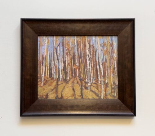 Birches Icon Series – original icon series by Tom Thomson, 8″ × 10″