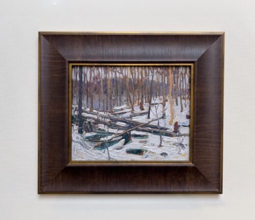 Winter in the Woods Icon Series – original icon series by Tom Thomson, 8″ × 10″