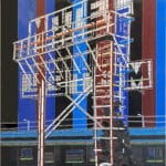 Dave Hind Blue Motel 48x37