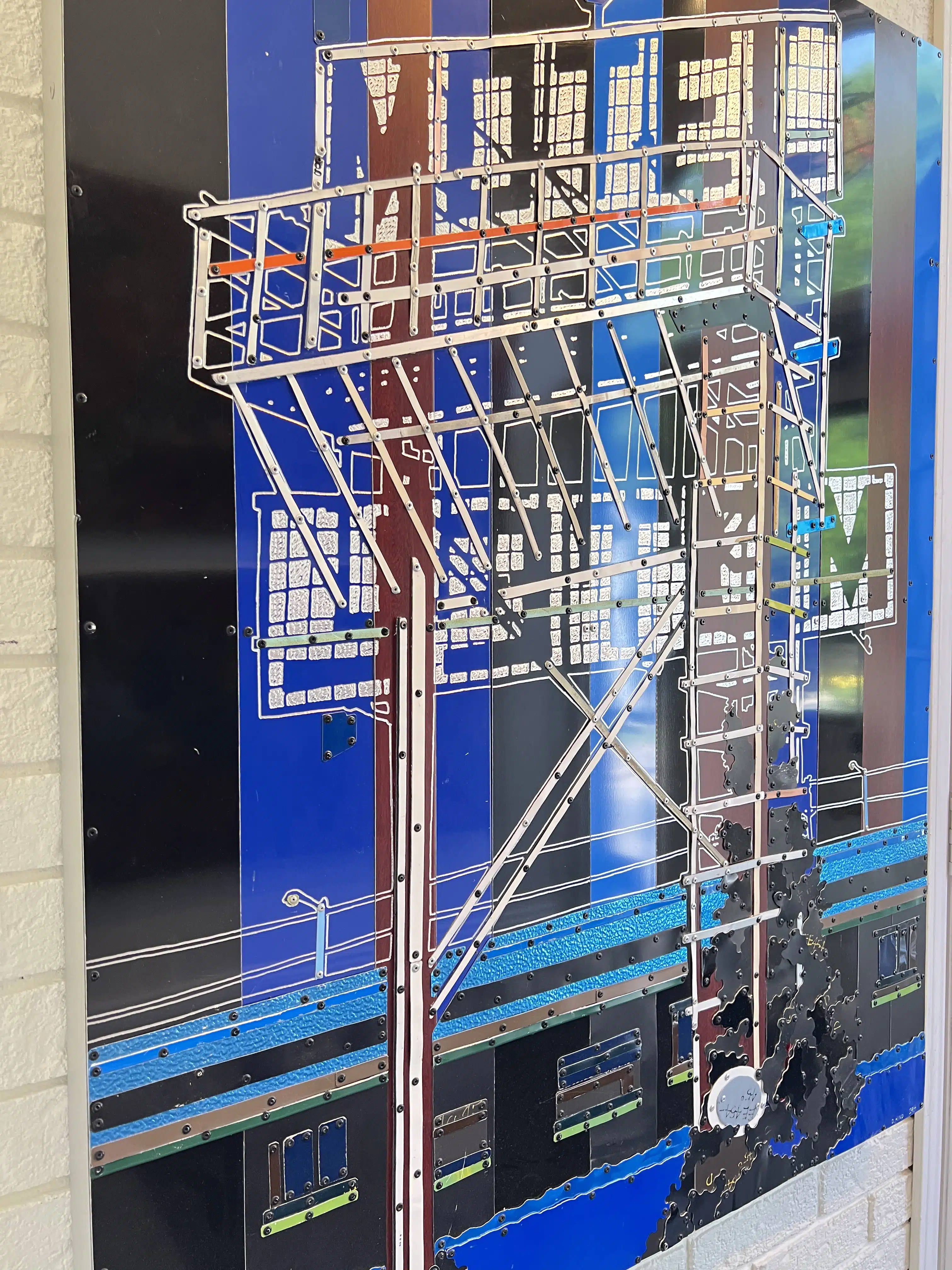 Dave Hind Blue Motel 48x37 Detail2