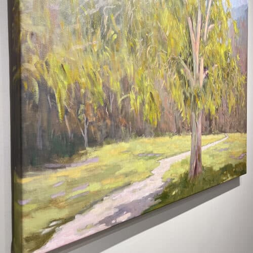 Ann Willsie Changing Seasons II Eucalyptus 48x48 Detail 1