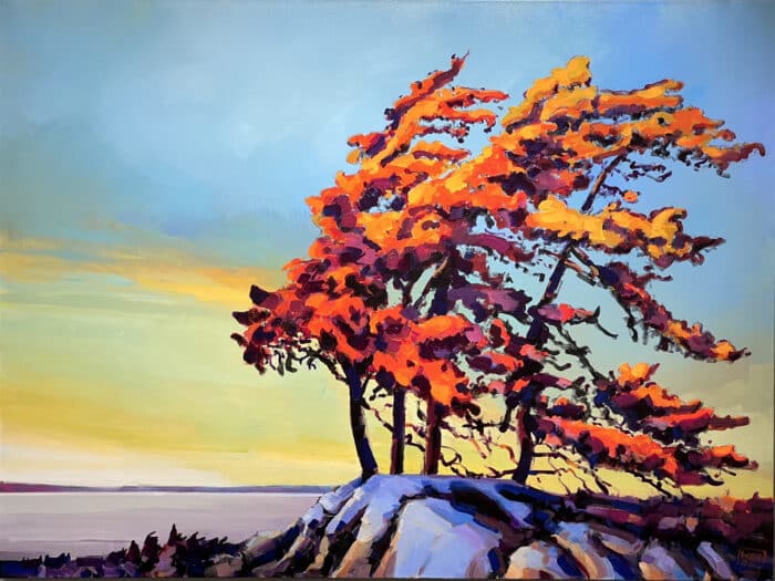 Jerzy Werbel The Winds Pick Up 36x48