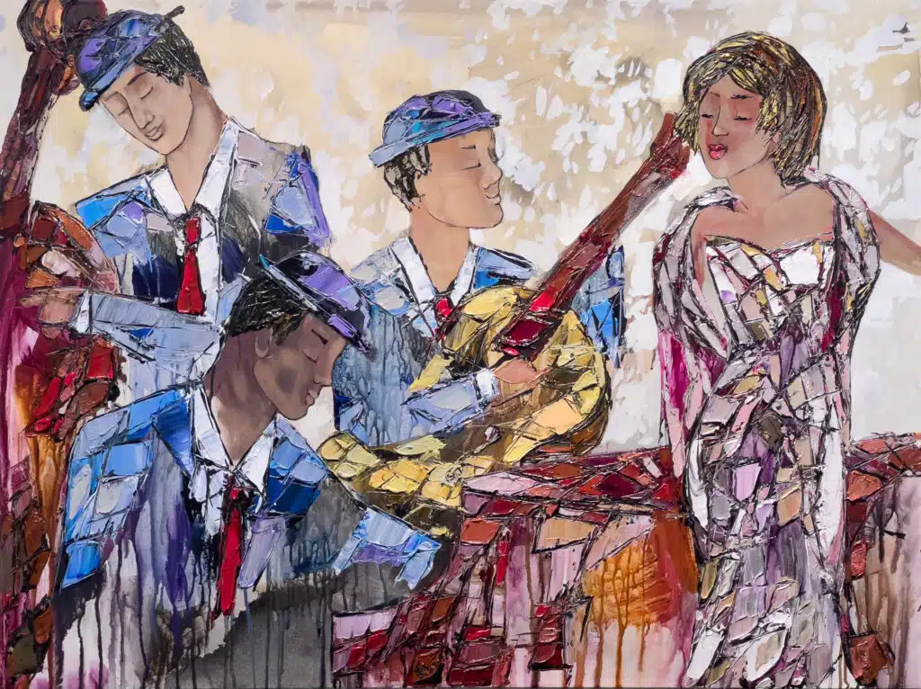 Maya Eventov Jazz Quartet 2 36×48