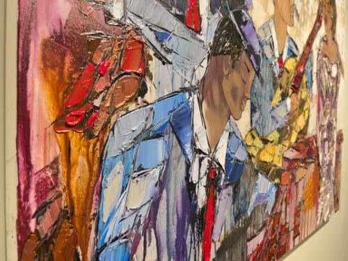 Maya Eventov Jazz Quartet 2 36x48 Detail 1