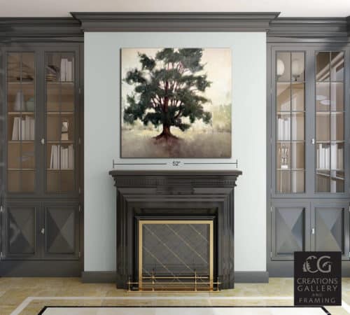 Ann Willsie Changing Seasons III 48x48 Room View 8429