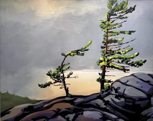 Jerzy Werbel And Behind The Storm 48x60