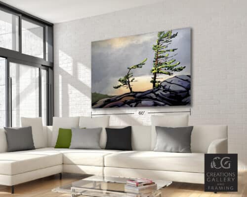 Jerzy Werbel And Behind The Storm 48x60 Room View 1444