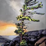 Jerzy Werbel Between Two Points 60x48