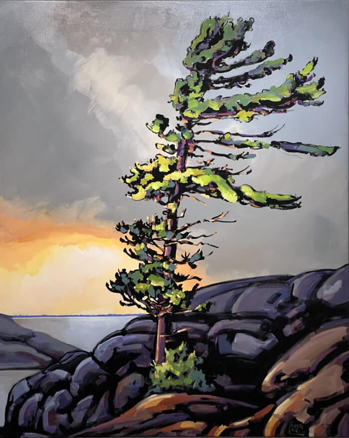 Jerzy Werbel Between Two Points 60x48