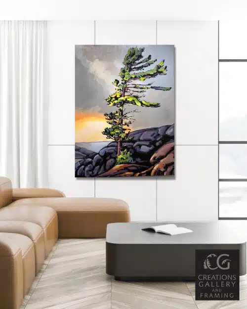 Jerzy Werbel Between Two Points 60x48 Room View 1400