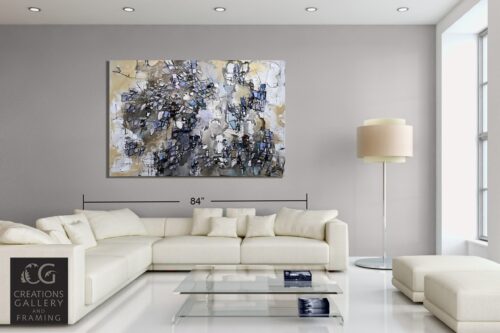 Maya Eventov Echoes of Light Abstract 8 40x60 Room View 3234